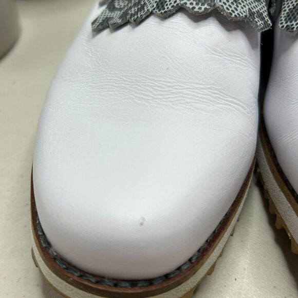 FootJoy Sport Retro Kiltie Spikeless Golf Shoes Leather 92395 Women's US 8 M - Picture 9 of 12